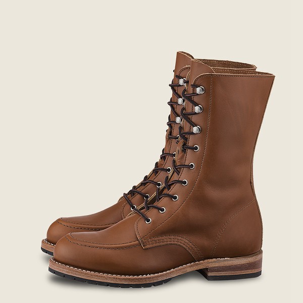 Red Wing Womens Gracie - Tall Boundary Leather - Heritage Boots Brown - 2608OQWBD